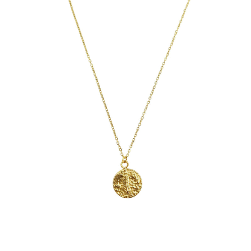 Ketting Feather | Gold