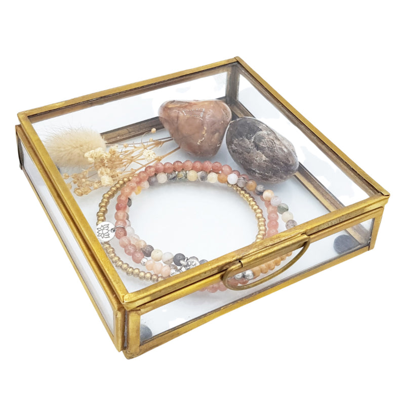 Display glas 11x11 deksel