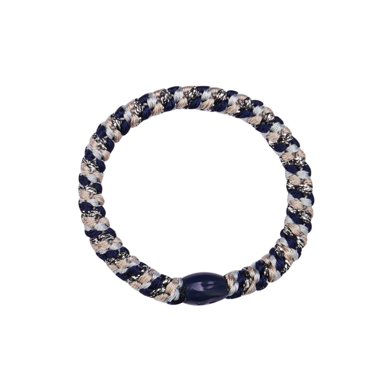 Haarelastiek Glitter Blue Mix