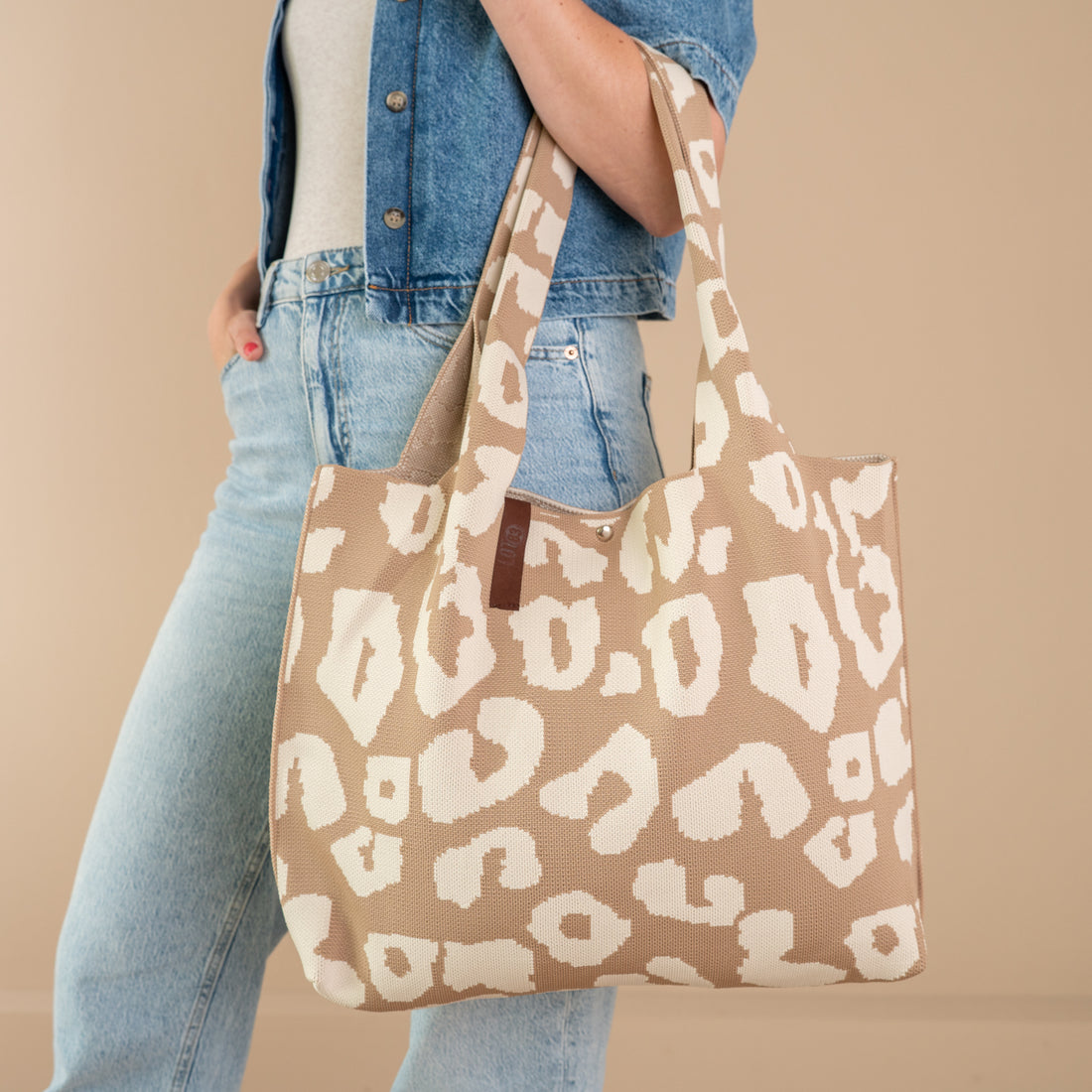 Tas Lieke | Panter Zand - Ecru