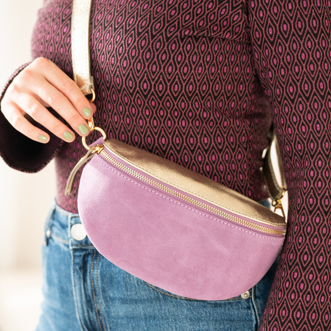 Hip bag-Shoulder bag Janne | Antique Pink