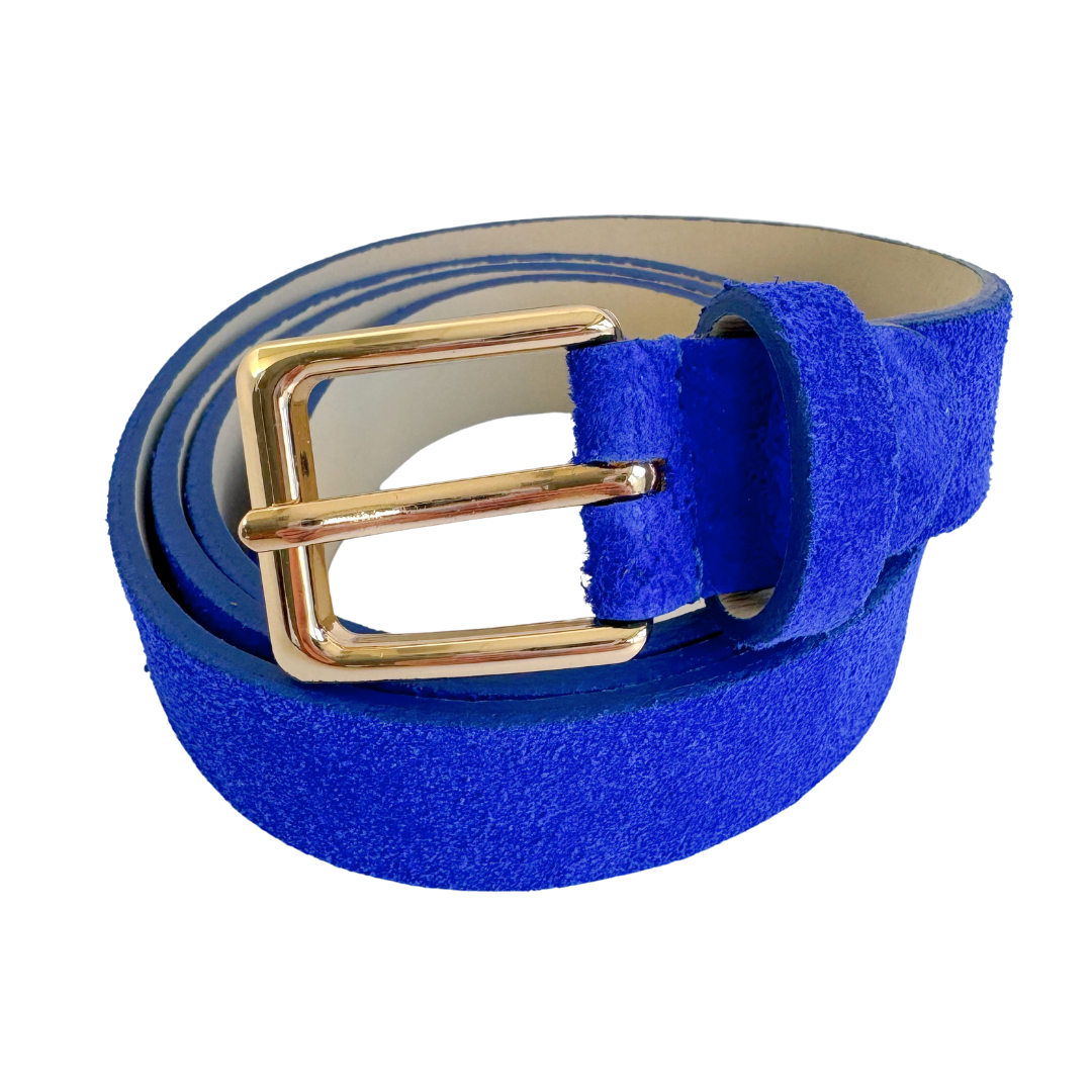 Belt Suede Cobalt