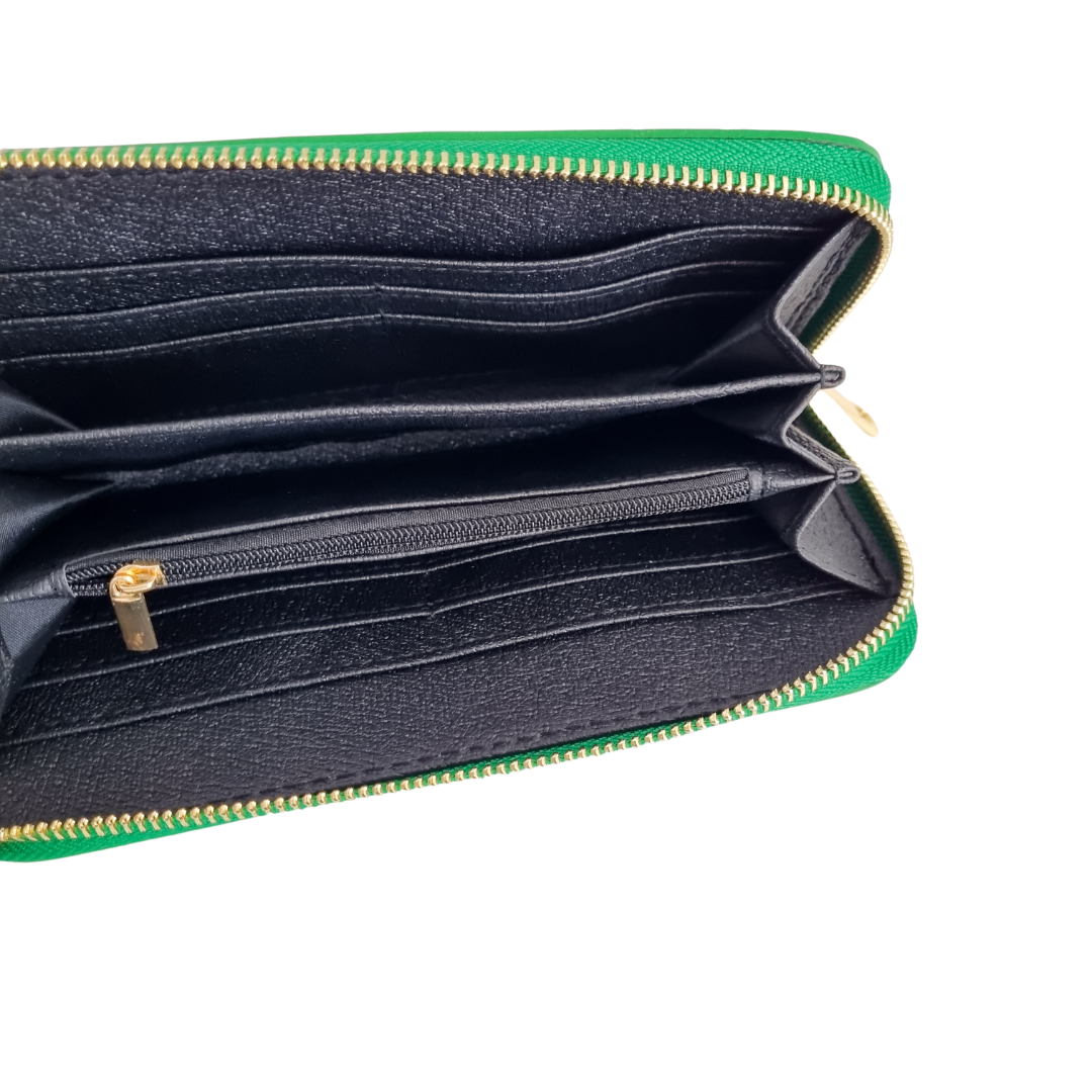 Zip wallet Large | Grass green