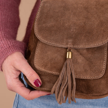 Schoudertas Lieve | Taupe