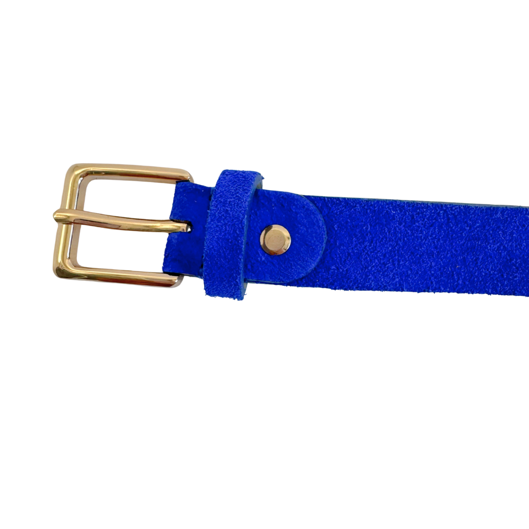 Belt Suede Cobalt