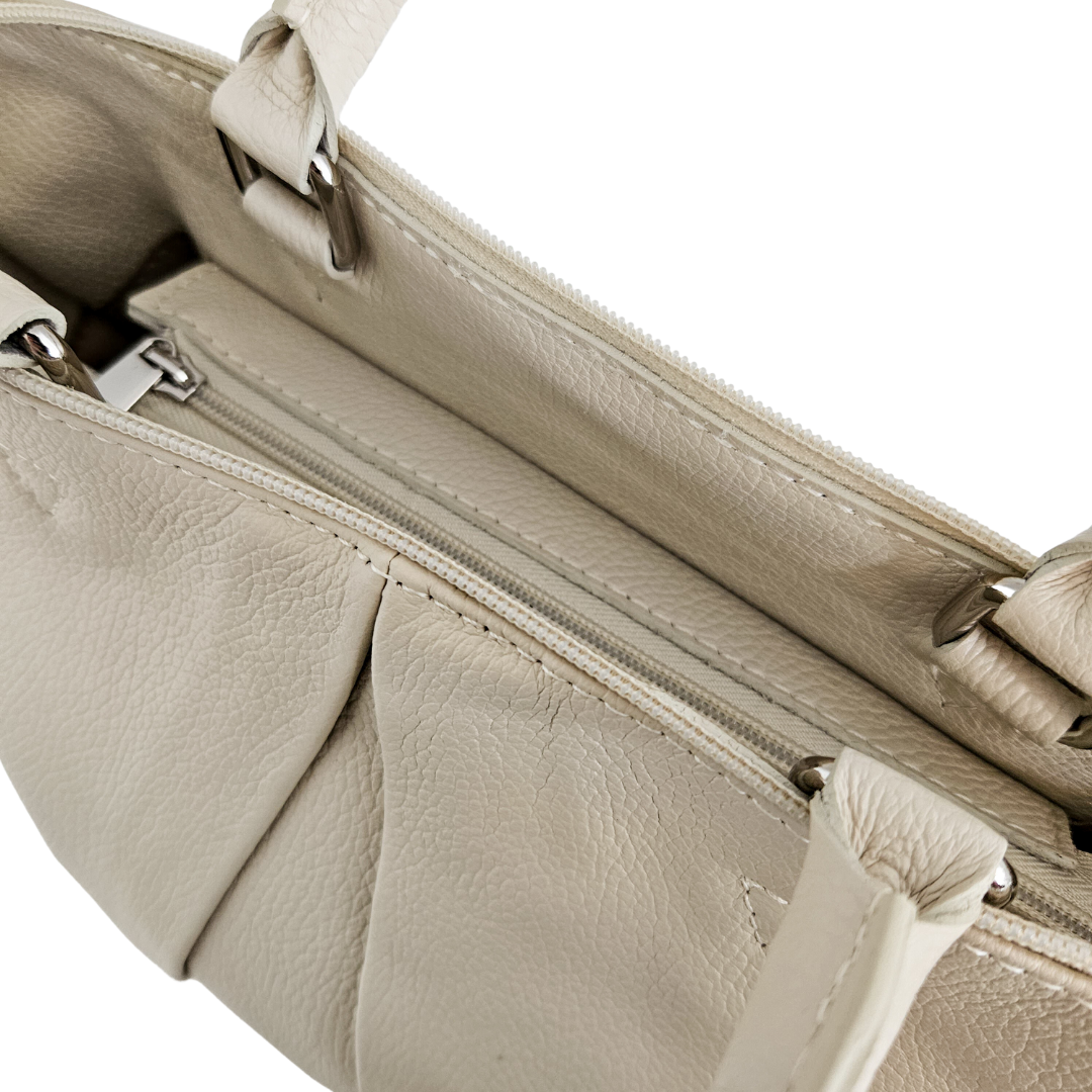 Hand / Shoulder bag Dione | Natural