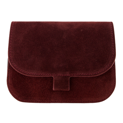Schoudertas Rimke Suède | Burgundy