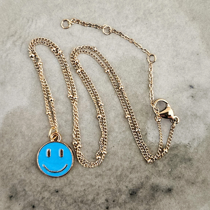 Necklace Smiley | Gold