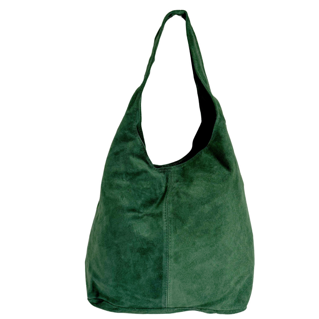 Tasche Wildleder Juliette | Flaschengrün