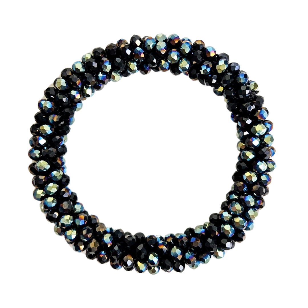 Facet Rol Armband | Black Diamond