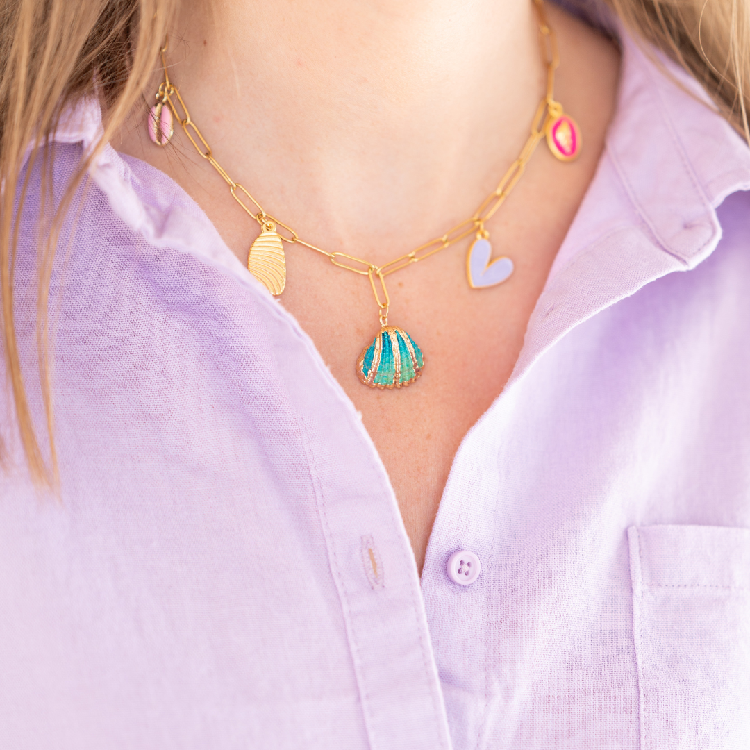 Gliederkette mit Charms | Hülse