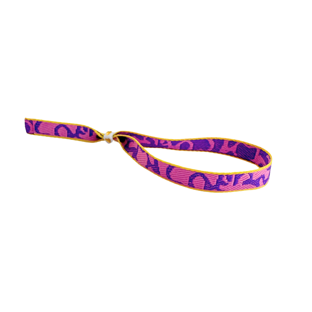 Ribbon Bracelet Purple-Pink