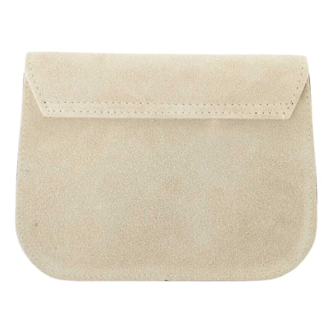 Shoulder bag Rimke Suede | Ecru