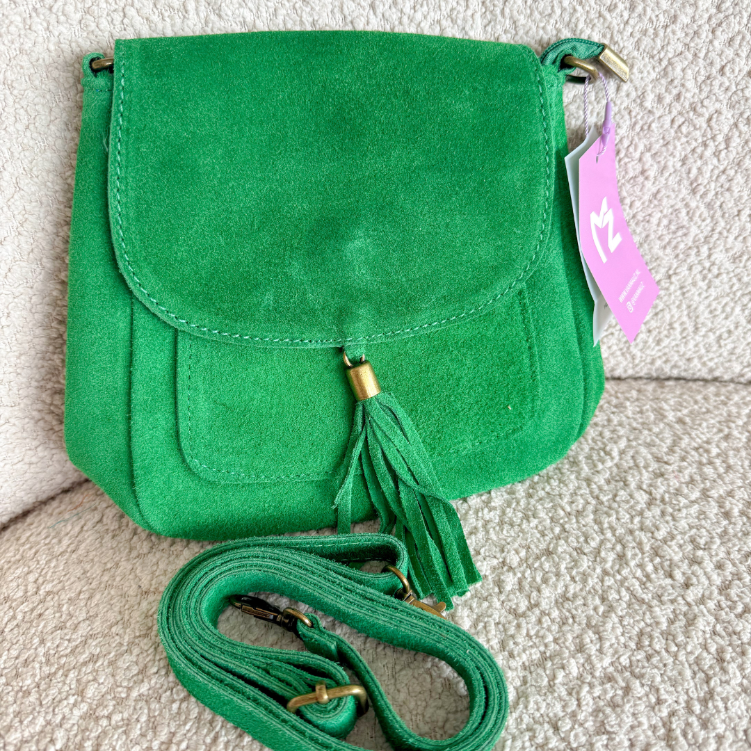 SAMPLE | Schoudertas Lieve | Grasgroen