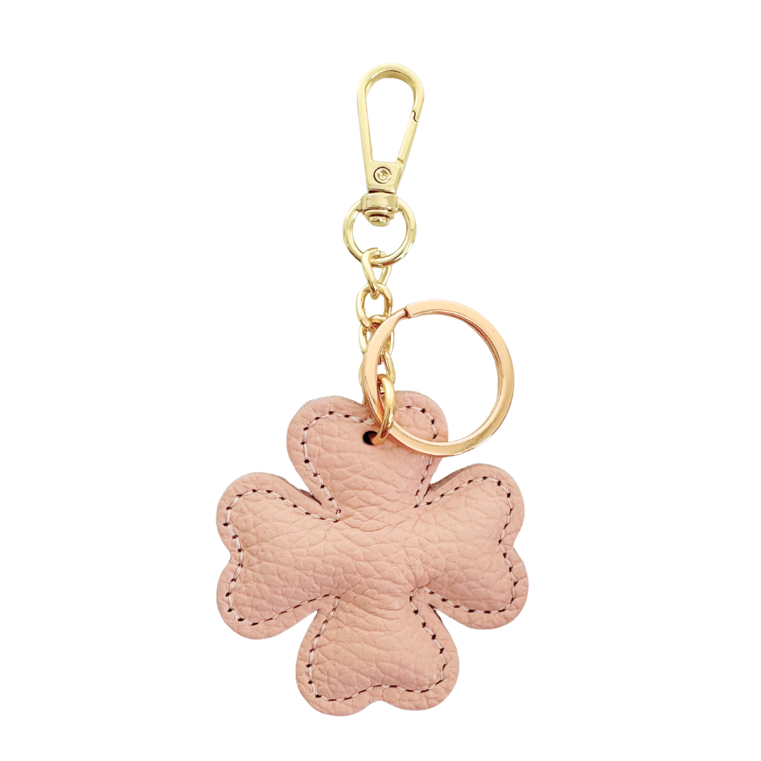 Keychain Leather | Fuchsia Metallic