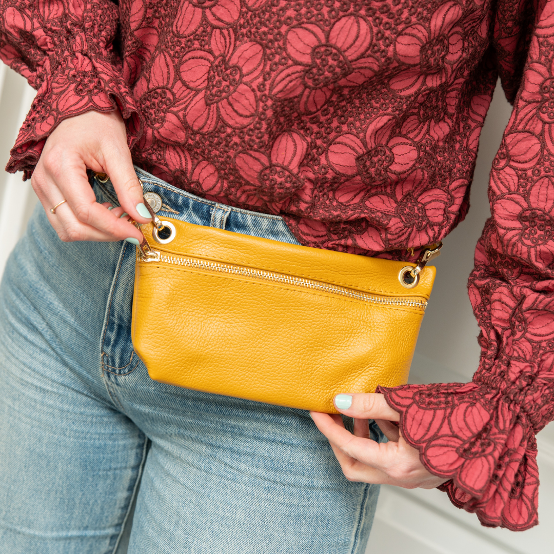 Shoulder/Phone bag Birte | Ocher