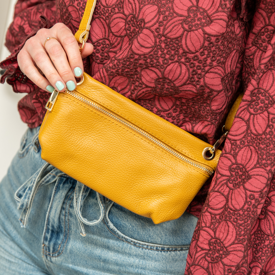 Shoulder/Phone bag Birte | Ocher