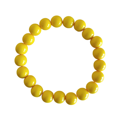Bold Beads Armband | Pineapple  10 mm