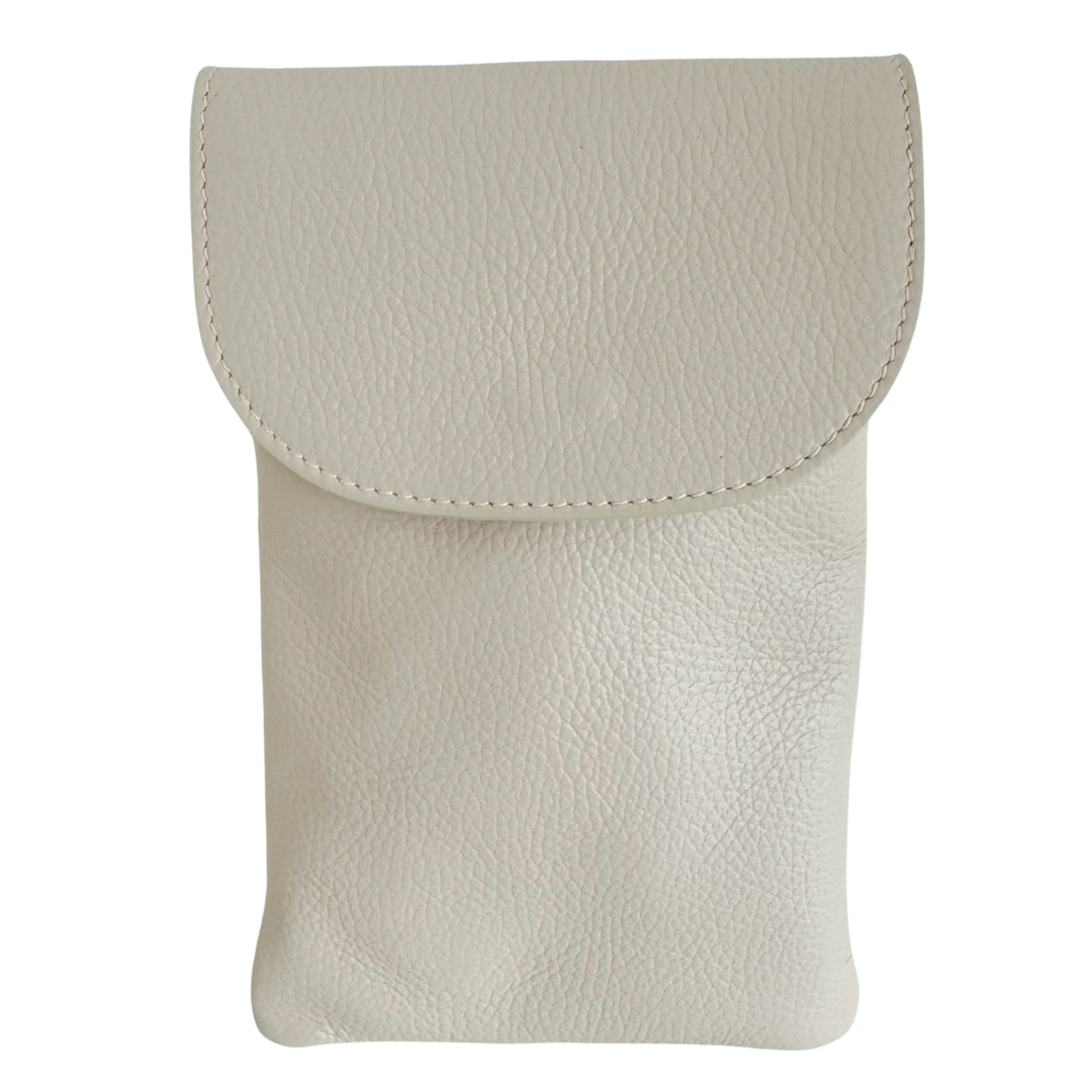 Handytasche Maike (Leder) 2 Fächer | Grasgrün