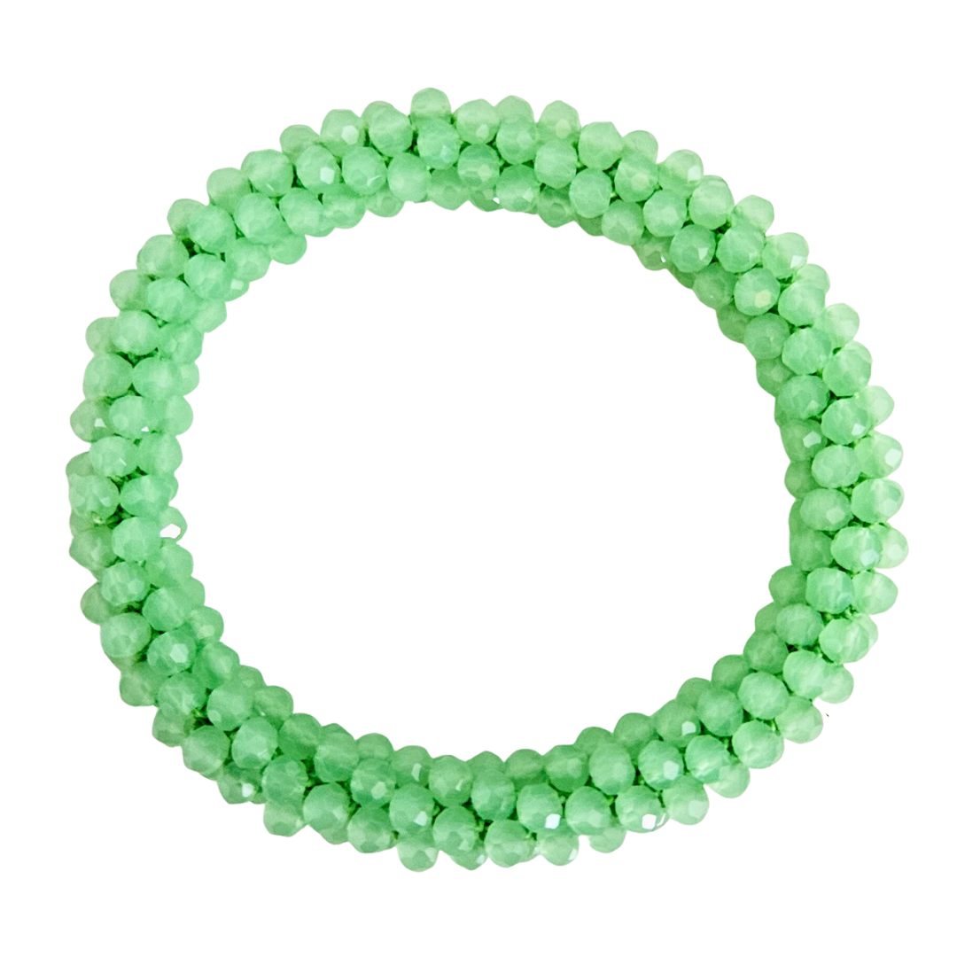 Facet Rol Armband | Groen