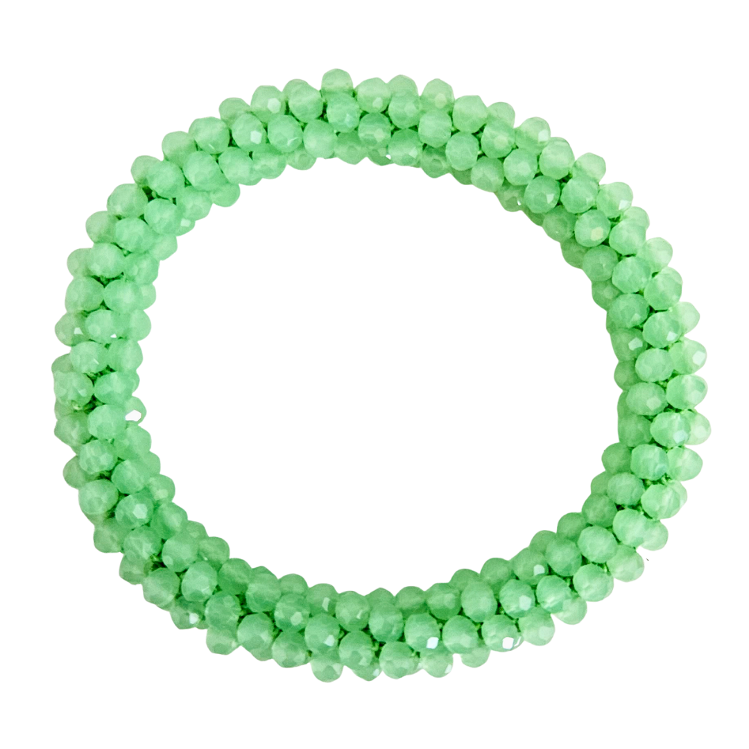 Roll On Facet Bracelet | Green