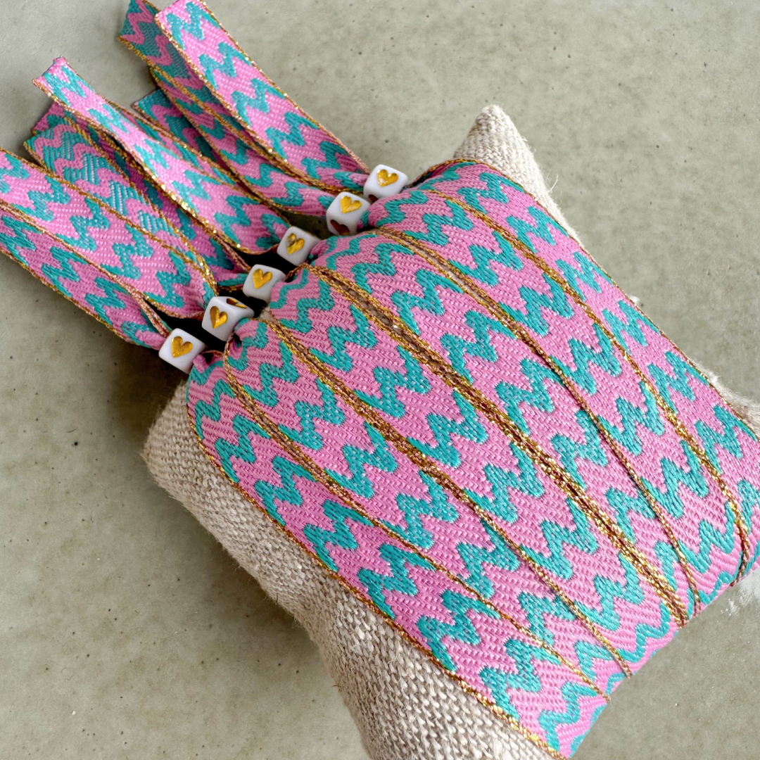 Lint Armbandje Zig Zag