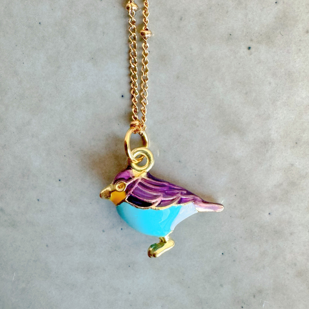 Ketting Bird | Purple