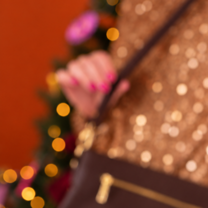PRE ORDER WEEK 46 - December Gift Very Merry - Donkerbruin Goud