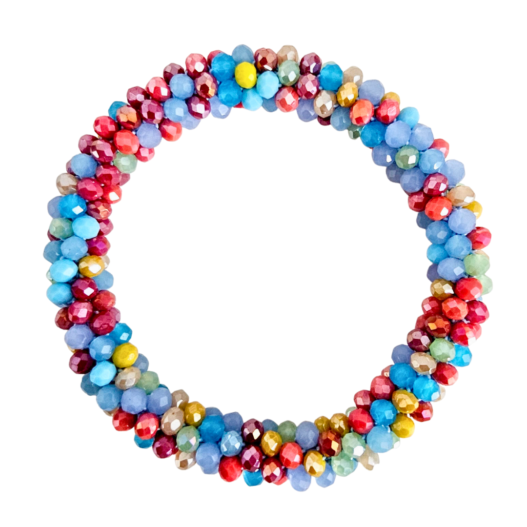 Facet Rol Armband | Jeans Mix