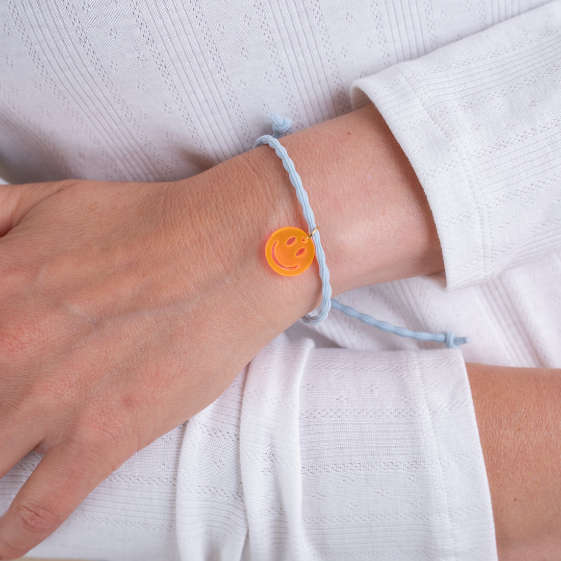 Armband  Lume Charms | Smile - Neon Orange