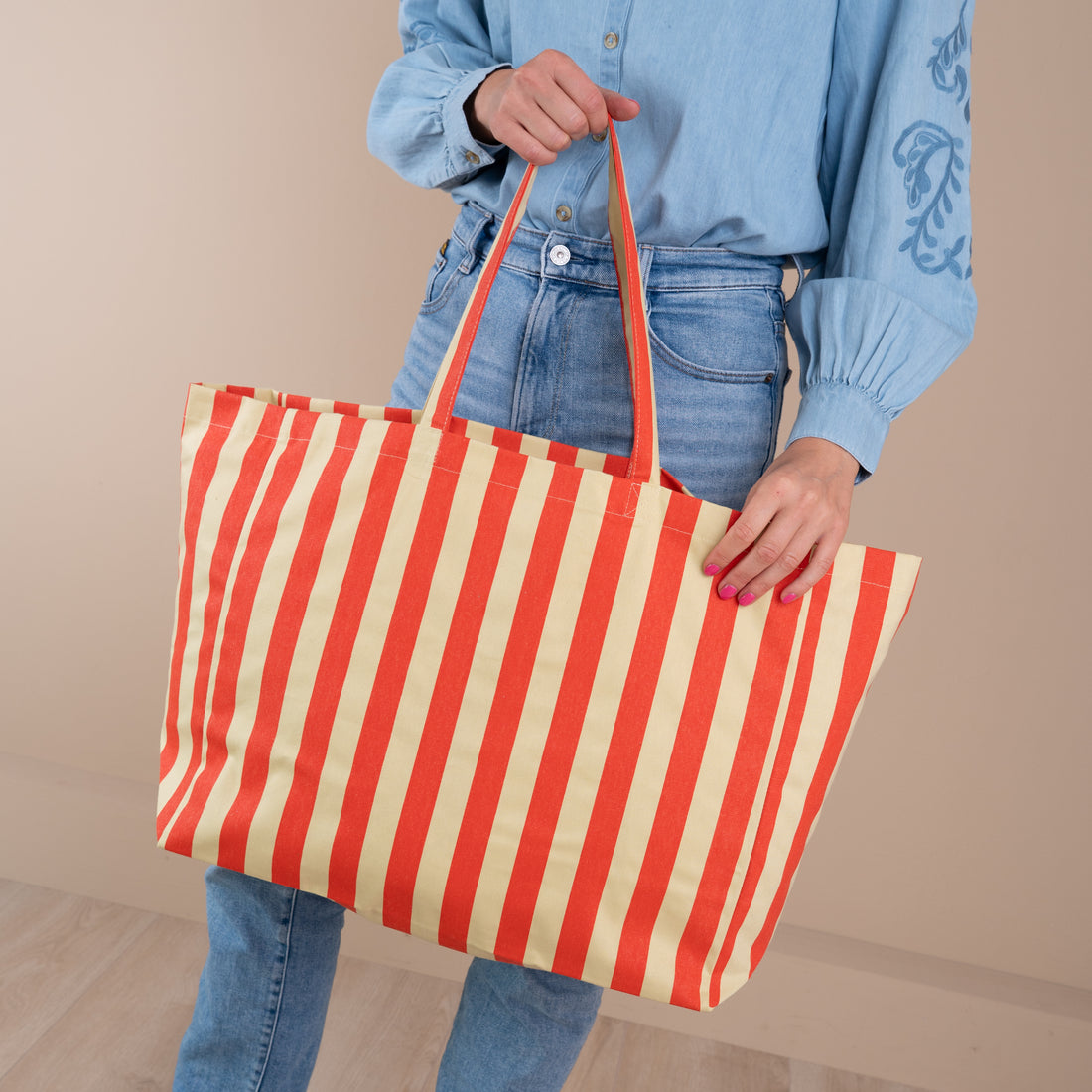 Beach Shopper | Vanille - Papaya