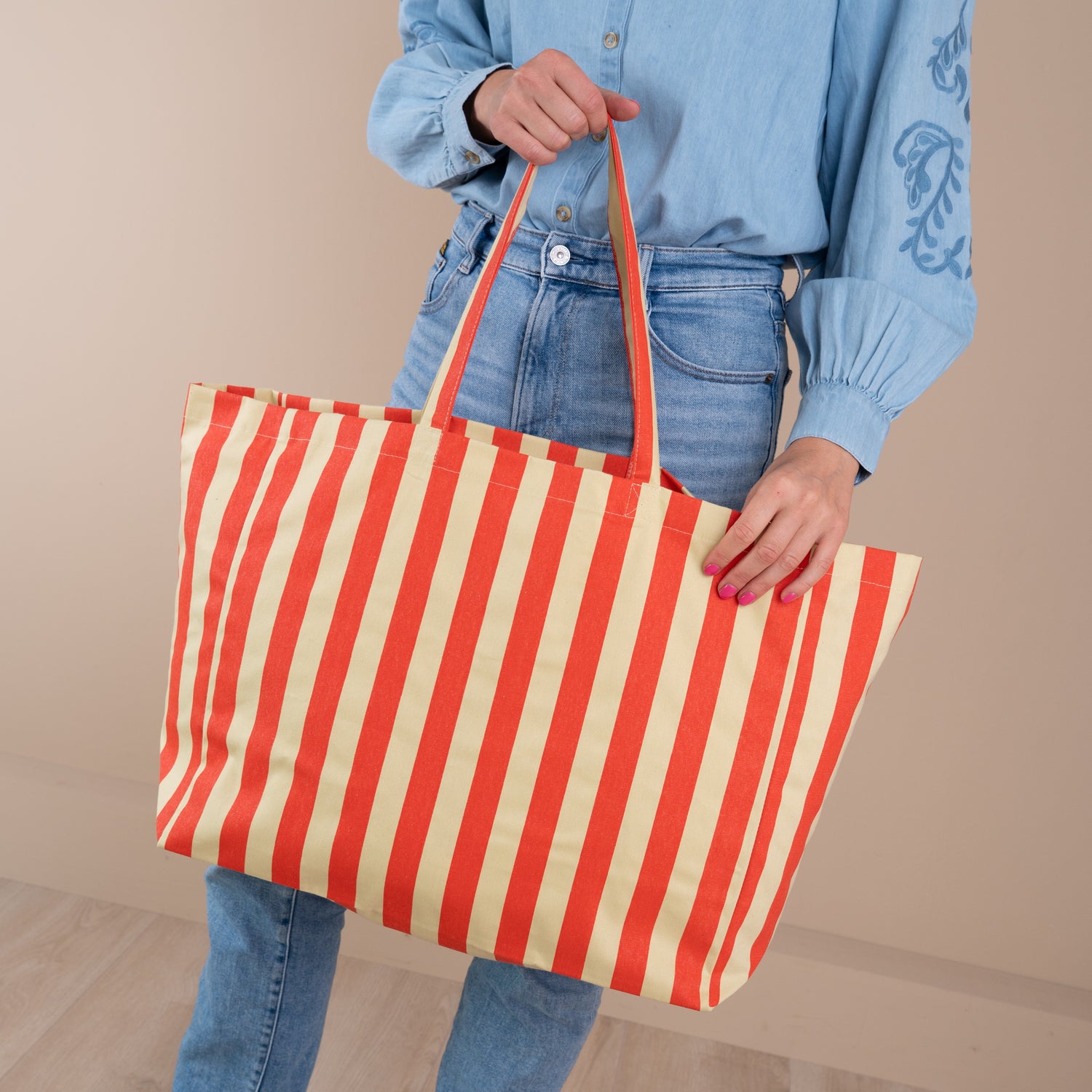 Cotton Bag | Leopard Grapefruit