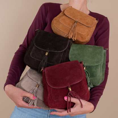 Schoudertas Lieve | Burgundy