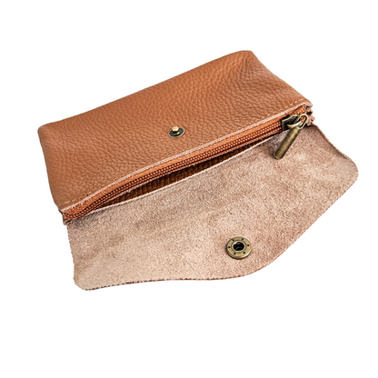 Leather wallet (large) | Camel
