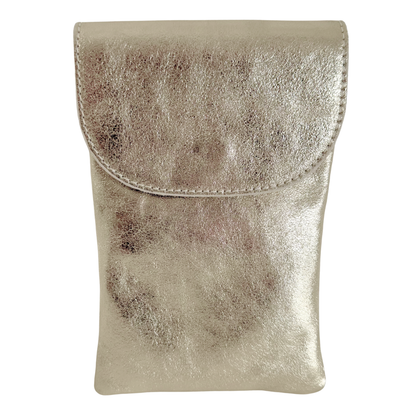 Handytasche Maike (Leder) 2 Fächer | Grasgrün