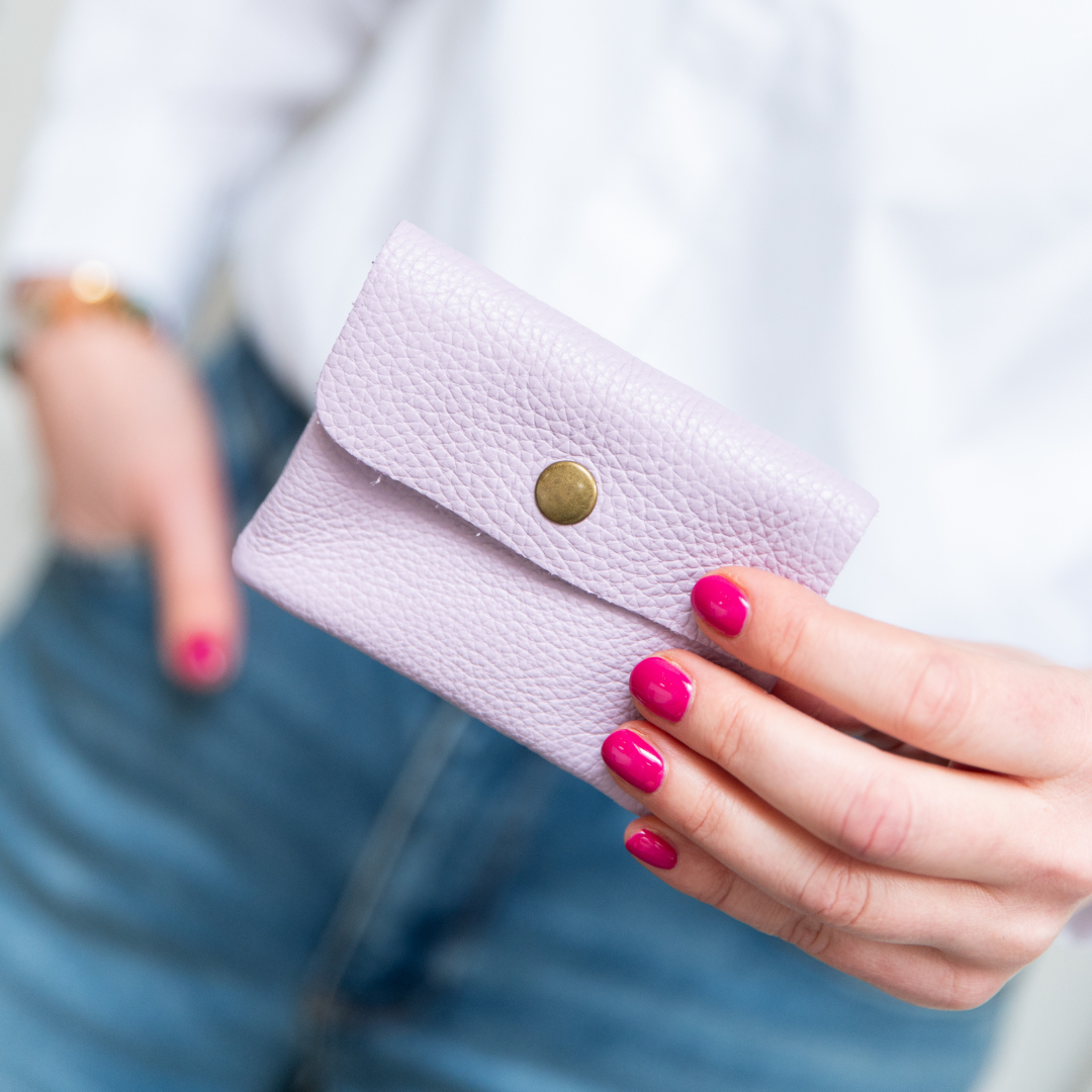 Ledergeldbörse | Lila