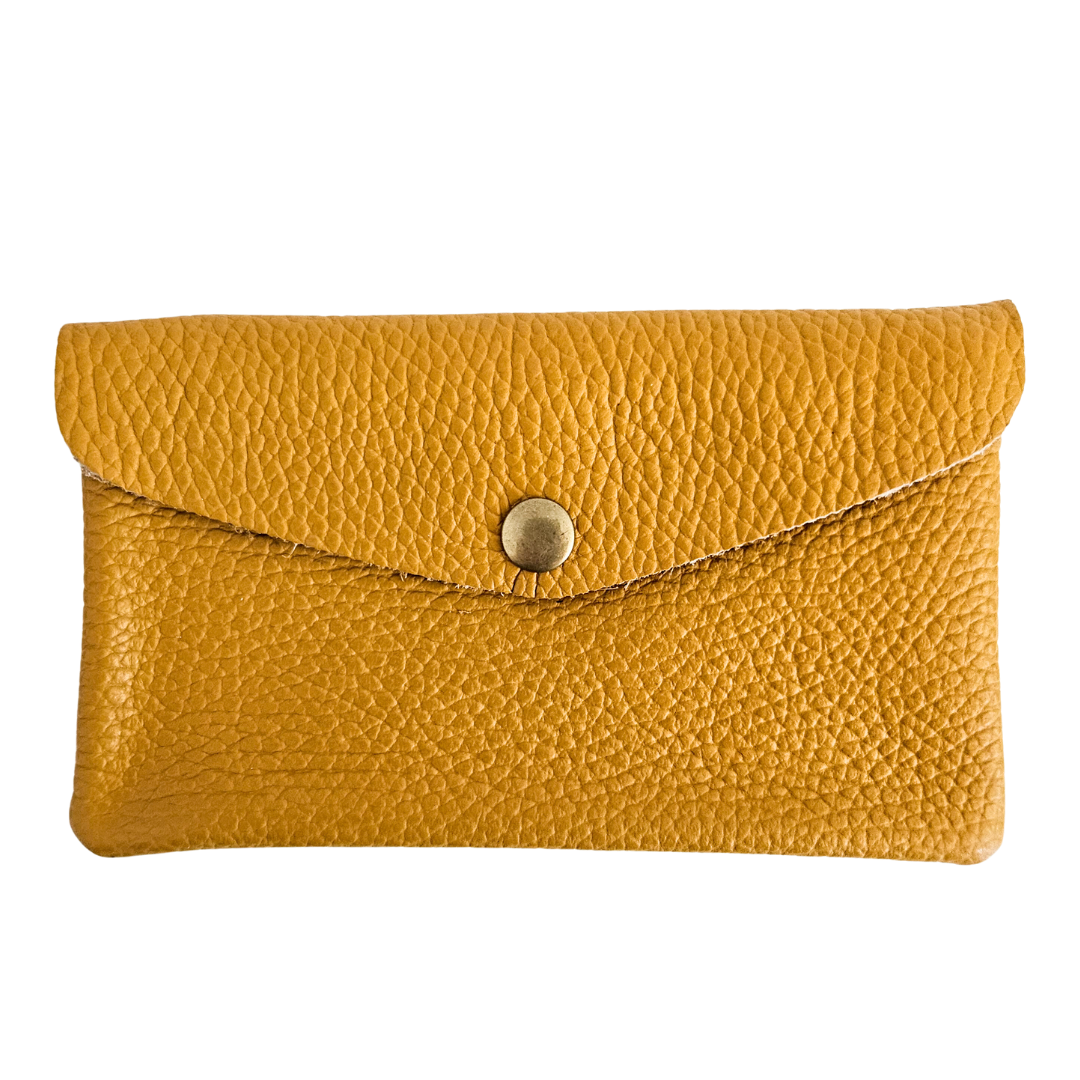 Leather wallet (large) | Ocher