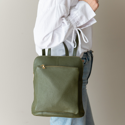 Rucksack / Umhängetasche Anne | Olive