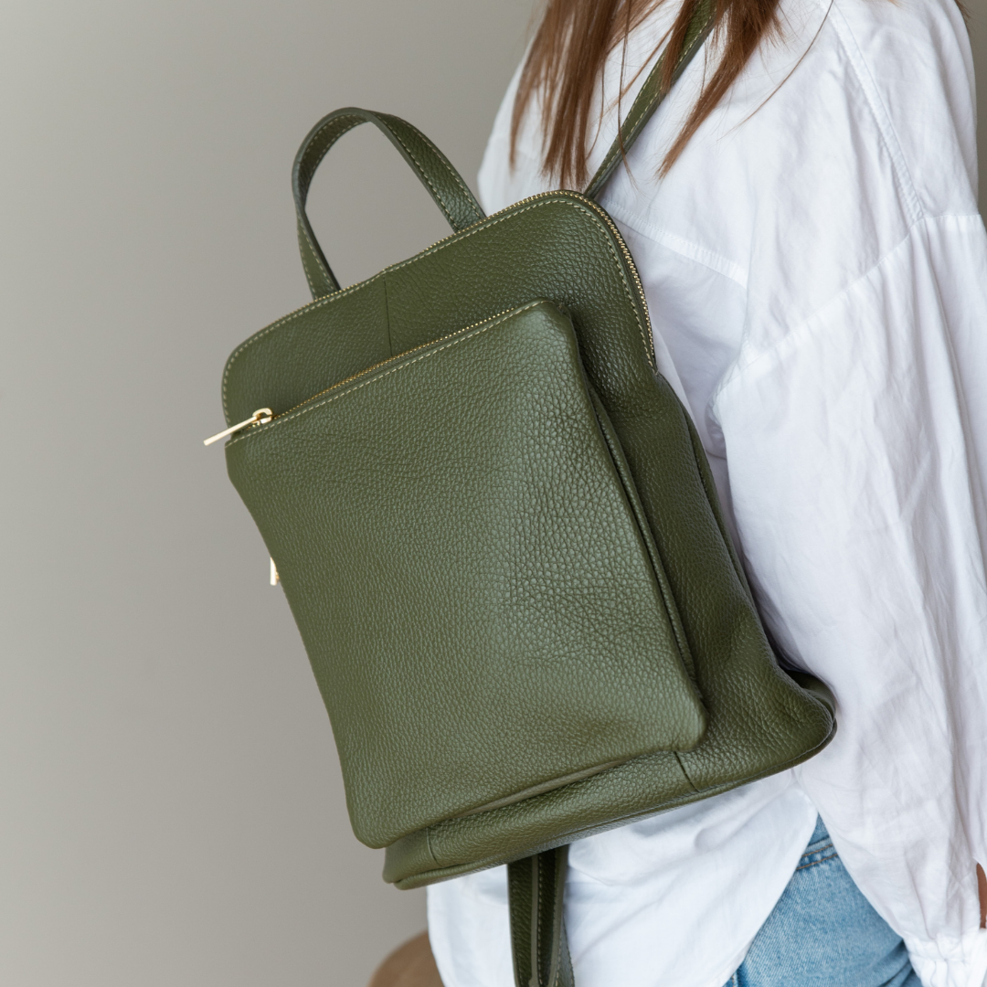 Rucksack / Umhängetasche Anne | Olive