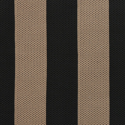 Clutch - Toilettas Billie | Strepen Taupe-Zwart