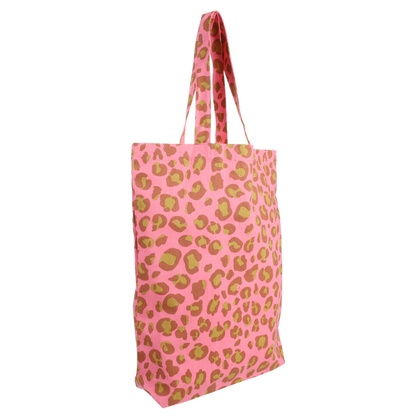 Katoenen Tas | Leopard Grapefruit