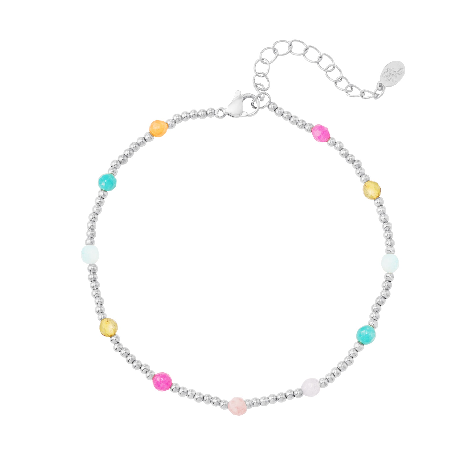 Anklet Beads Colors | Silver