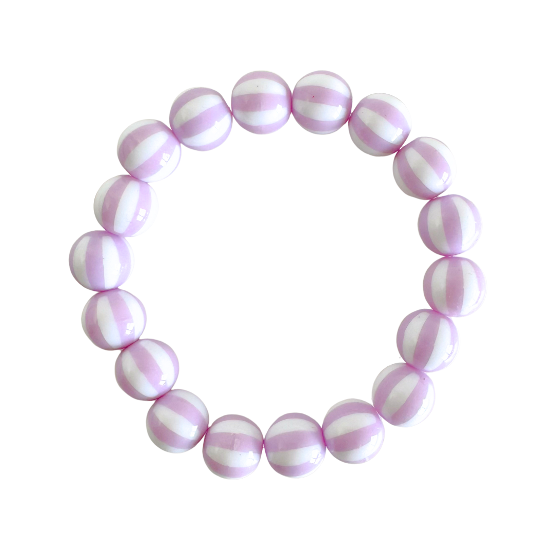 Bold Beads Armband Beach | Lila - 12 mm