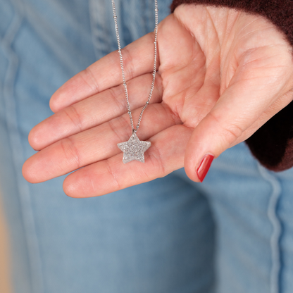 Ketting Lume Charms Festive | Star - Silver