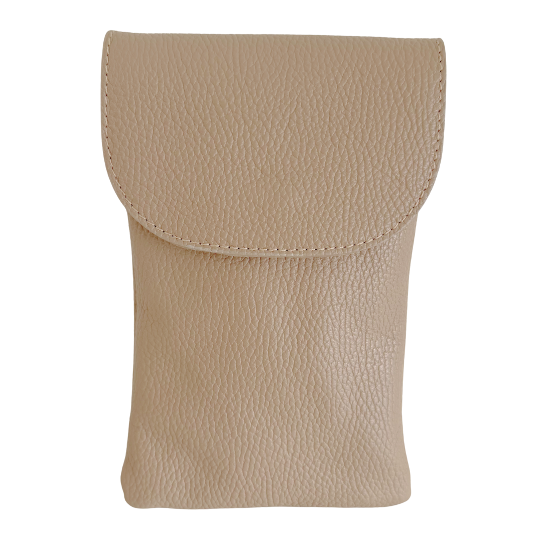 Handytasche Maike (Leder) 2 Fächer | Grasgrün