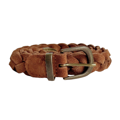 Belt Suede Braided | Camel