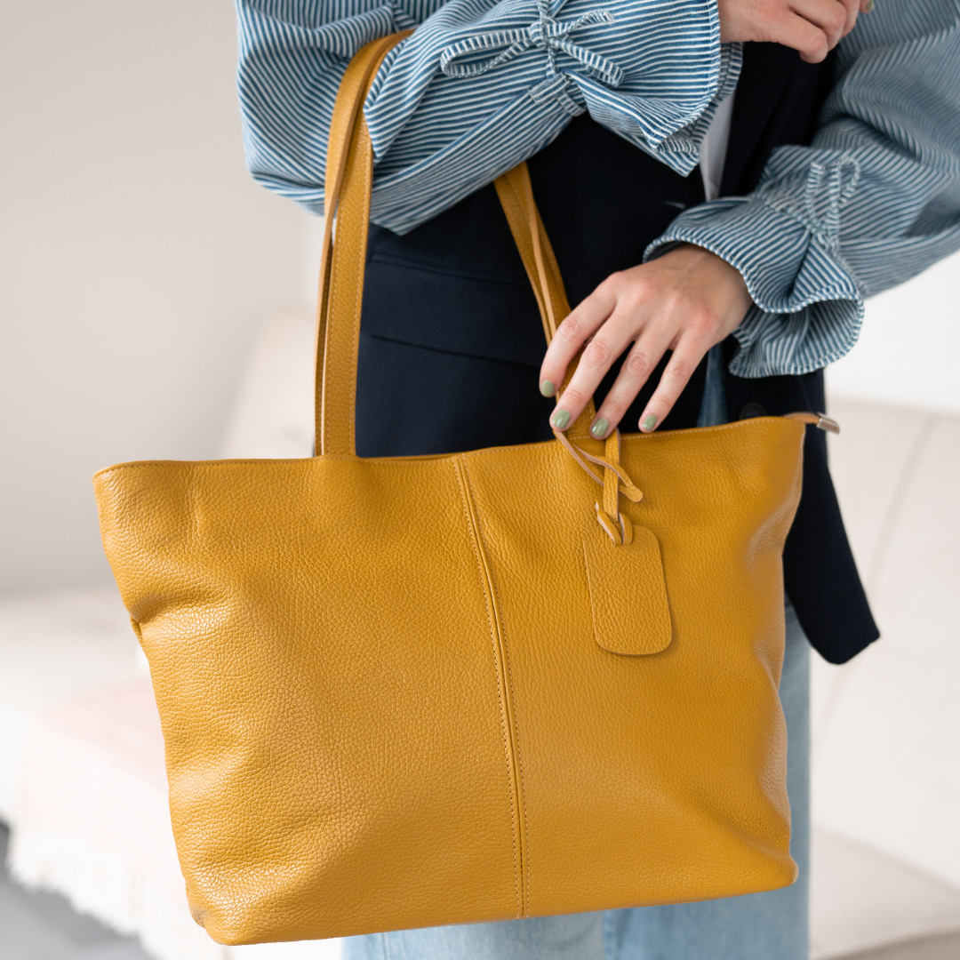 Leder Shopper Diede | Oker