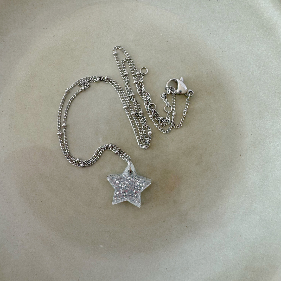 Ketting Lume Charms Festive | Star - Silver