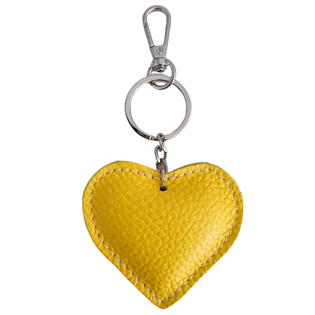 Heart Keychain | Yellow