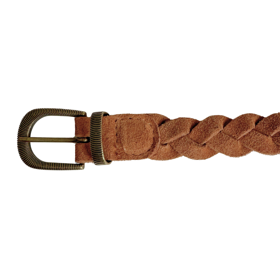 Belt Suede Braided | Camel